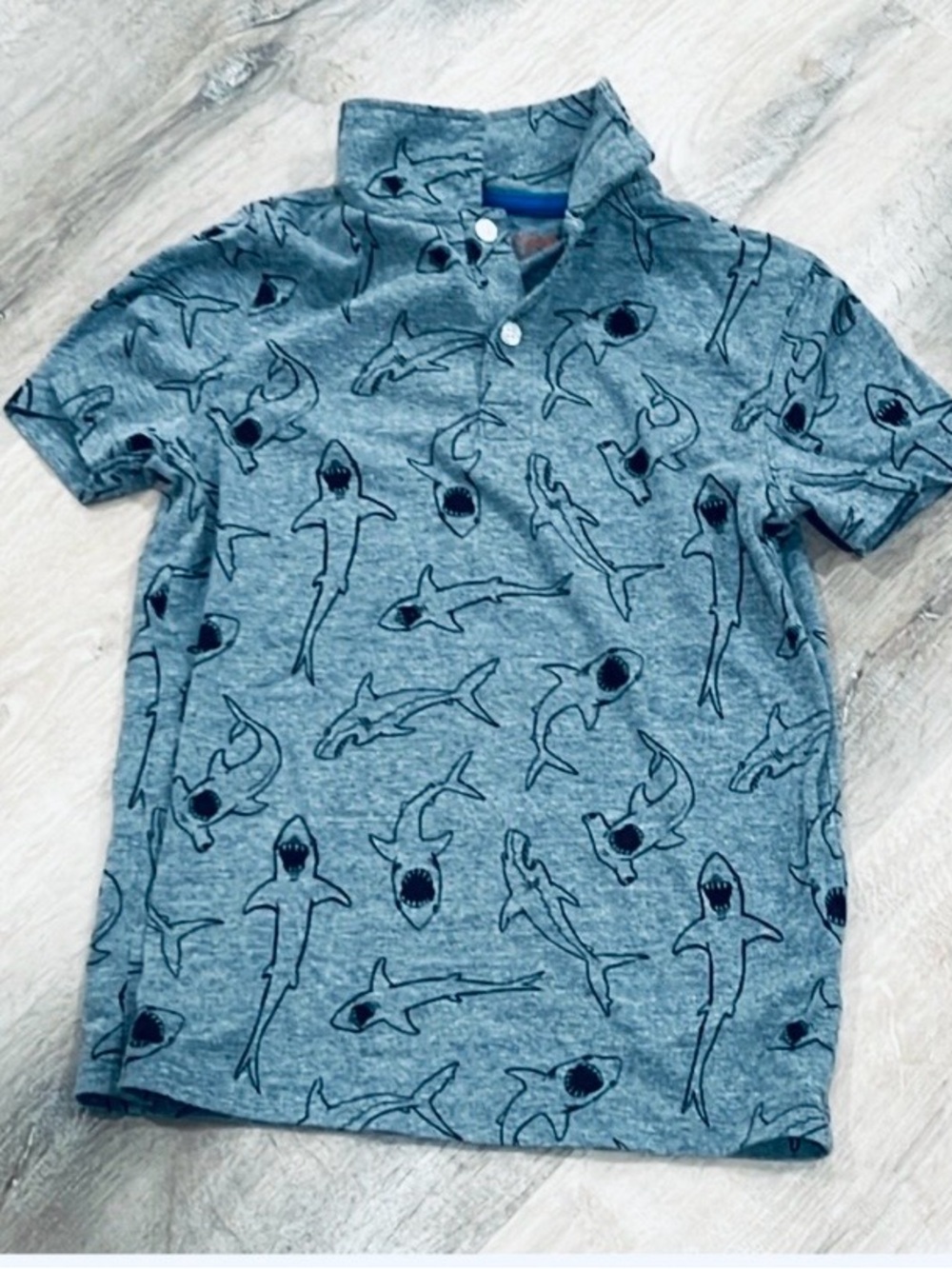 ❗️Cat & Jack Gray Shark Polo